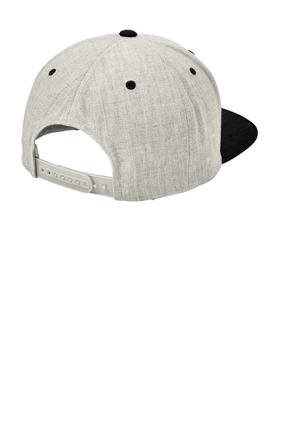 Sport-Tek YP Classics Flat Bill Snapback Cap. STC19