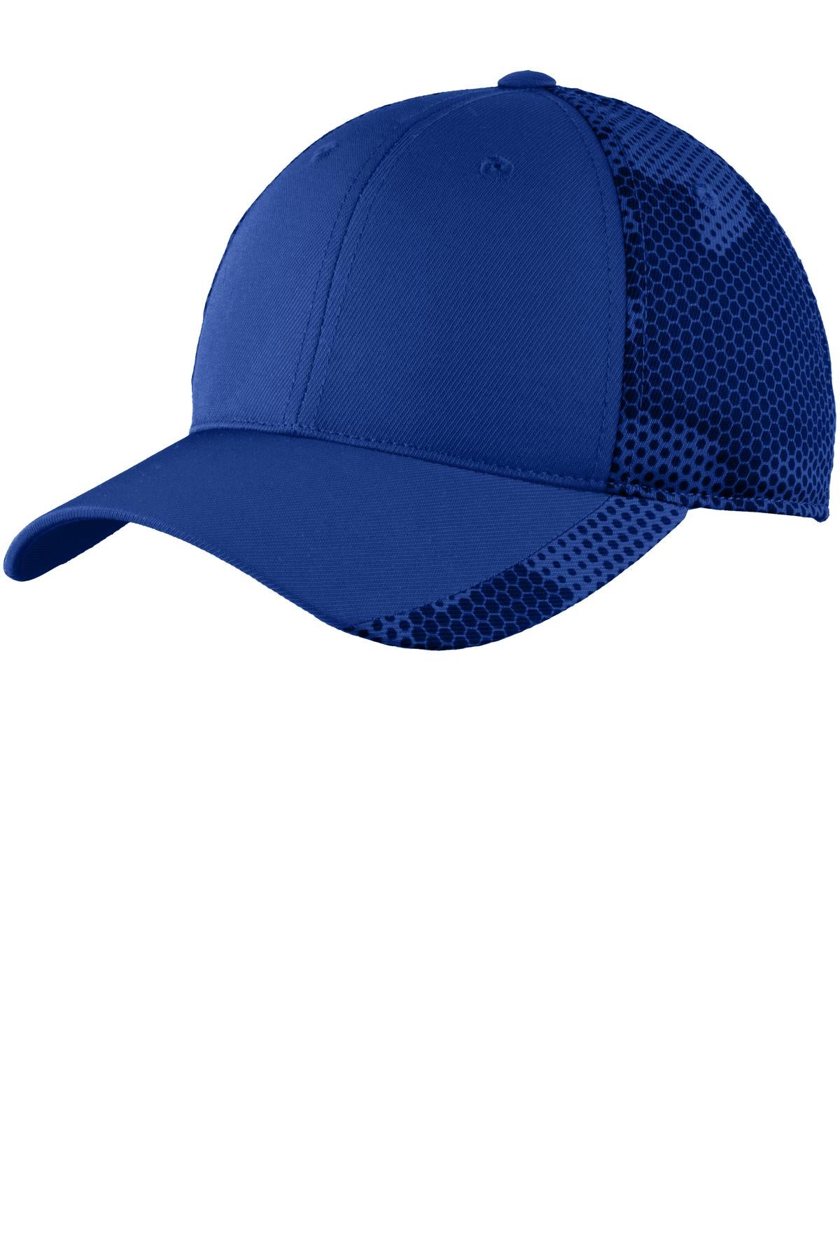 Custom Embroidered Sport-Tek Caps in True Royal