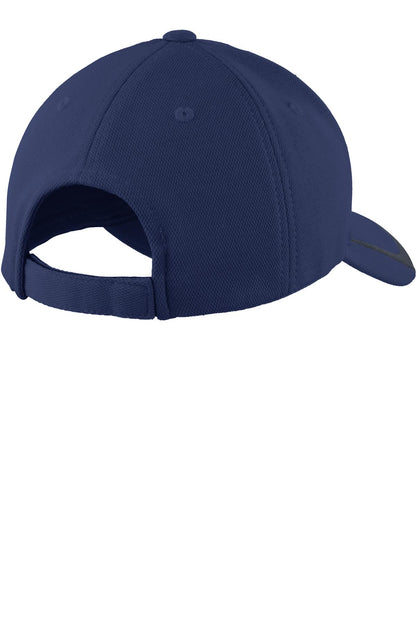 Custom Embroidered Sport-Tek Caps in True Navy/ Graphite