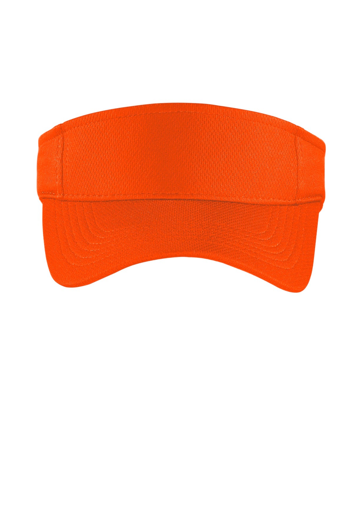 Custom Embroidered Sport-Tek Caps in Neon Orange