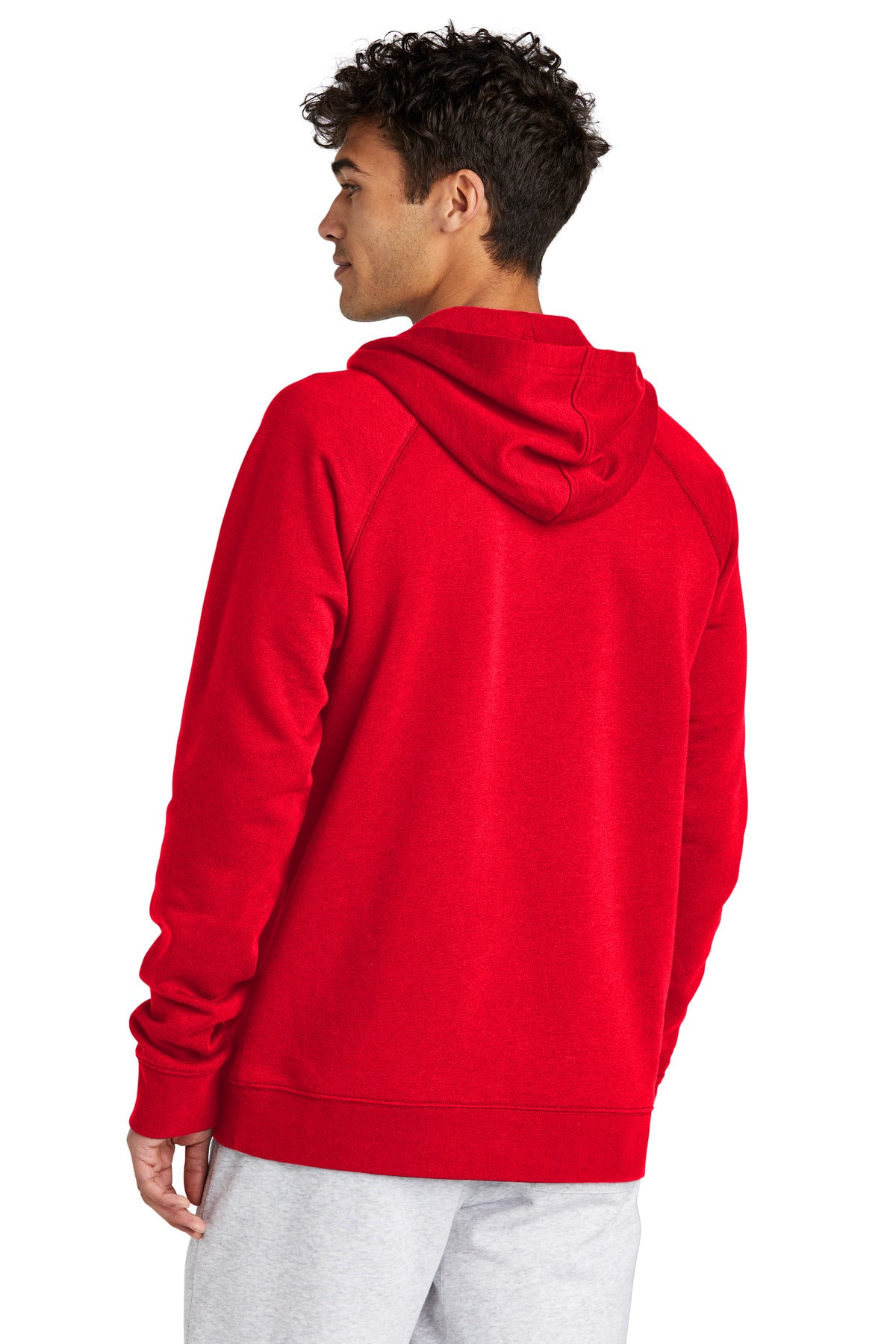 Custom Embroidered Sport-Tek Drive Fleece Pullover Hoodie STF200,True Red