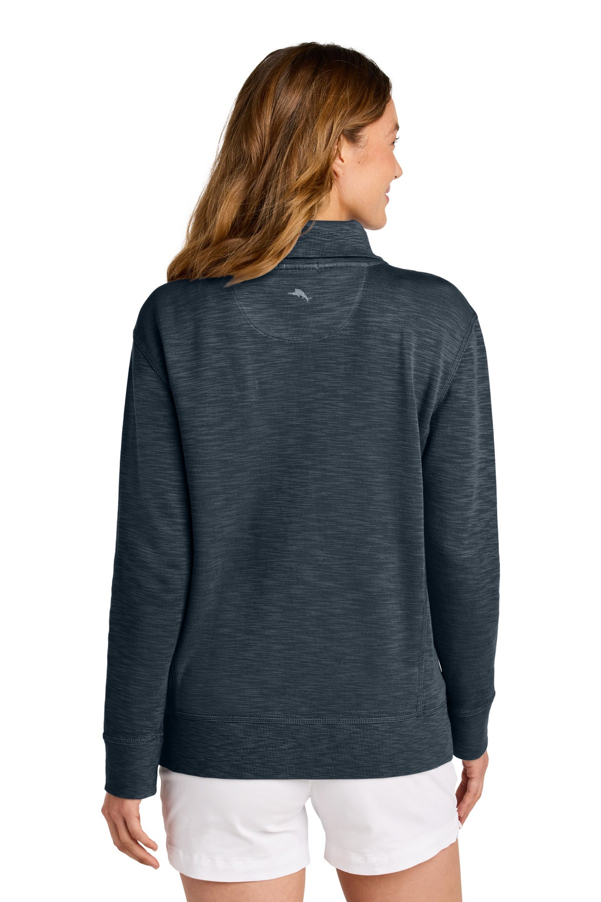 Custom Embroidered Tommy Bahama Women's Tobago Bay Full-Zip SW221983TB,Blue Note