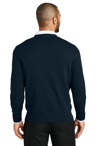 Custom Embroidered Port Authority Easy Care V-Neck Sweater SW2850,River Blue Navy