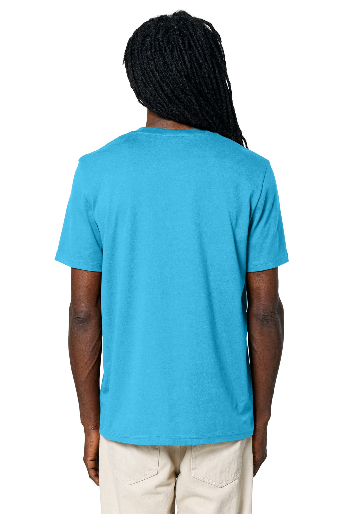 Custom Embroidered Stanley/Stella Unisex Creator 2.0 Tee SXU001,Aqua Blue