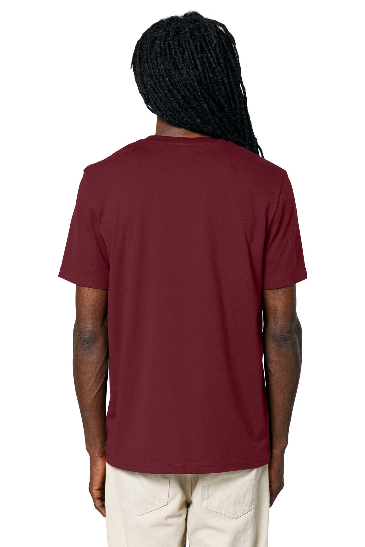 Custom Embroidered Stanley/Stella Unisex Creator 2.0 Tee SXU001,Burgundy