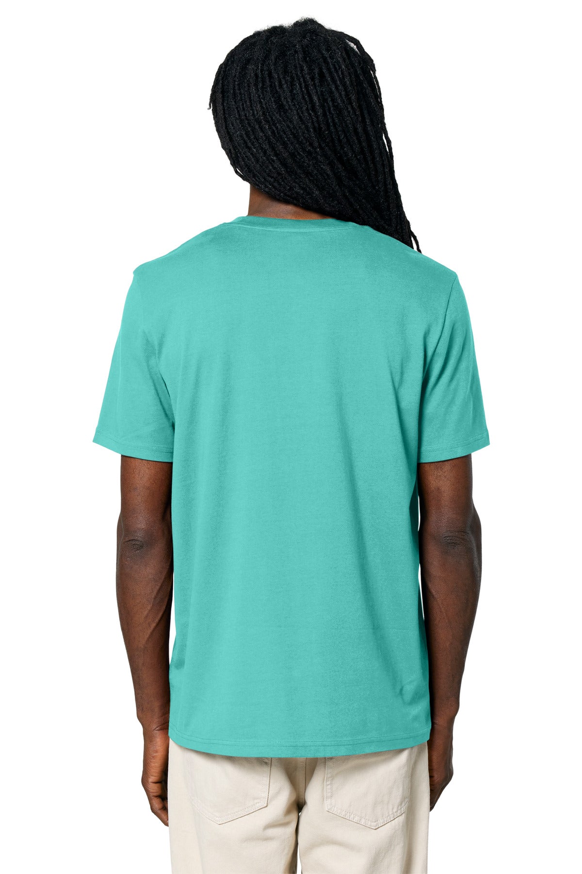 Custom Embroidered Stanley/Stella Unisex Creator 2.0 Tee SXU001,Pool Blue