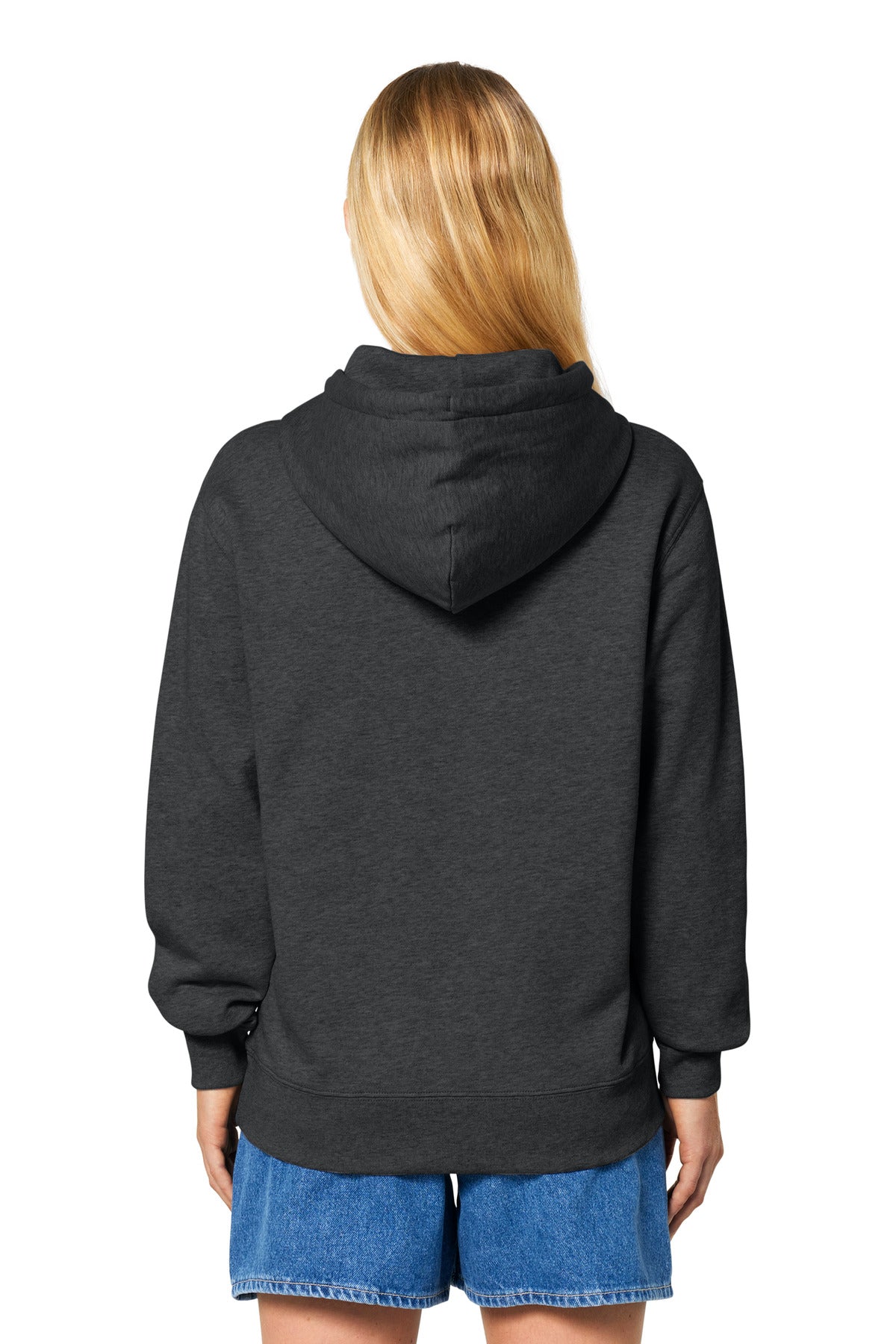 Custom Embroidered Stanley/Stella Unisex Cruiser 2.0 Hooded Sweatshirt SXU003,Dark Heather Grey