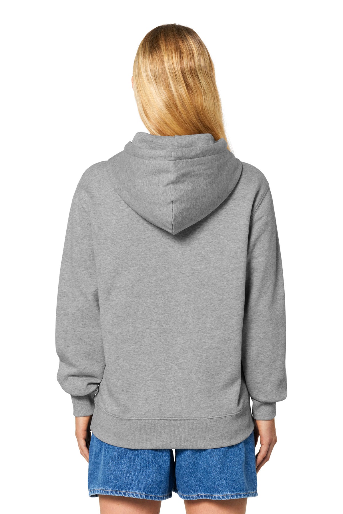 Custom Embroidered Stanley/Stella Unisex Cruiser 2.0 Hooded Sweatshirt SXU003,Heather Grey