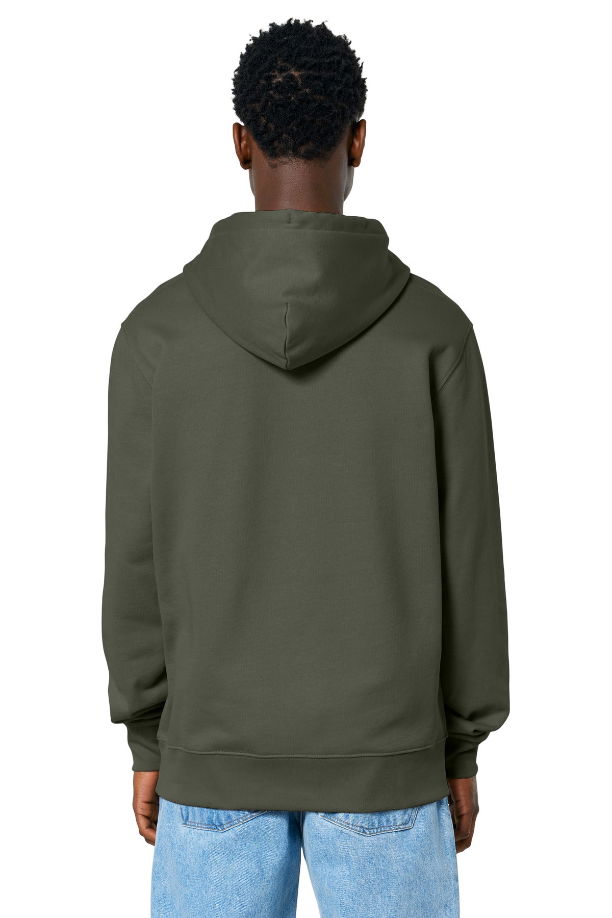 Custom Embroidered Stanley/Stella Unisex Cruiser 2.0 Hooded Sweatshirt SXU003,Khaki Green
