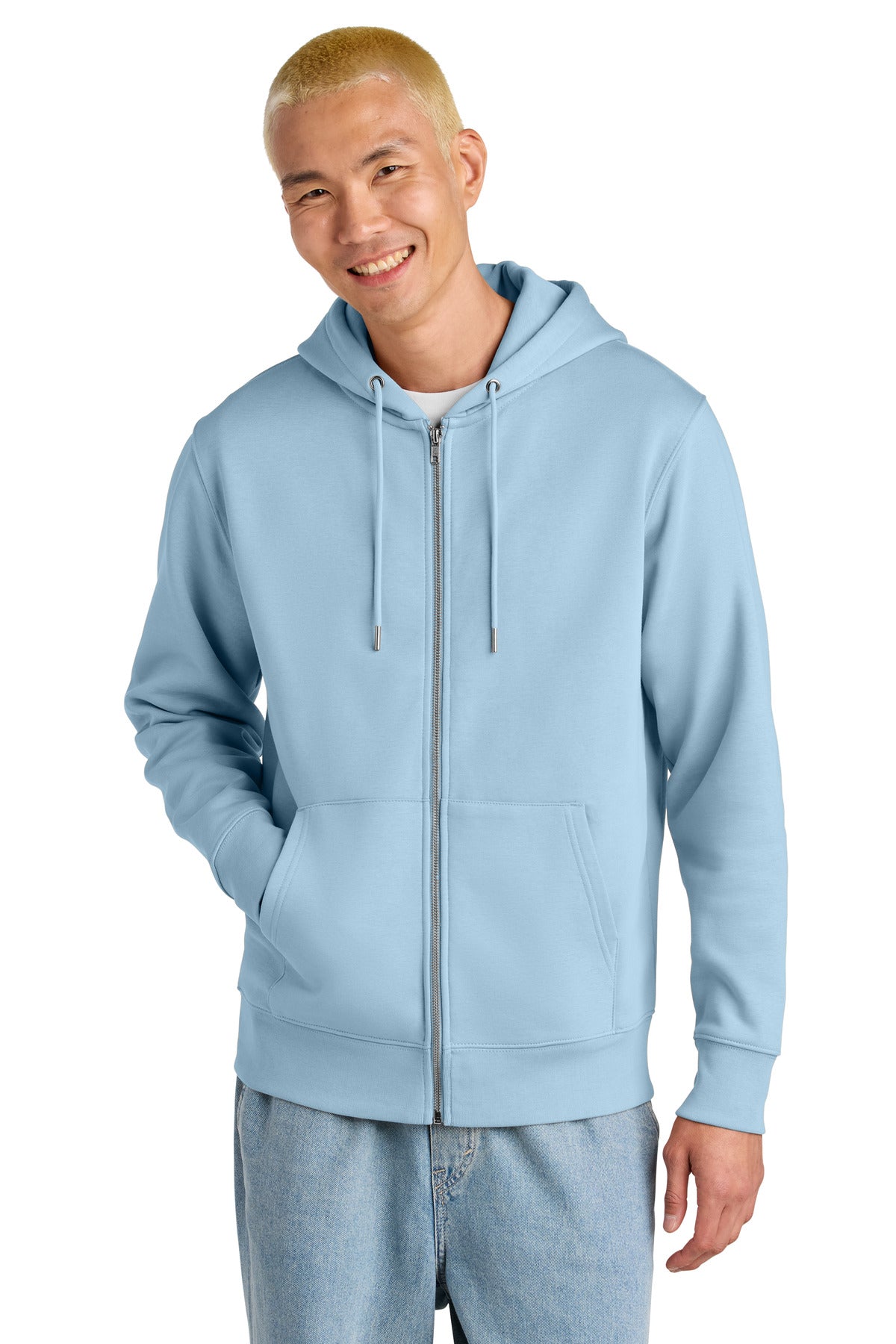 Custom Embroidered Stanley/Stella Sweatshirts/Fleece in Blue Soul