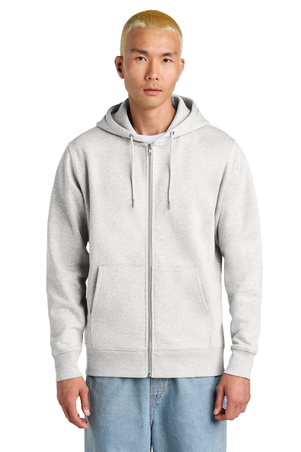 Custom Embroidered Stanley/Stella Sweatshirts/Fleece in Cool Heather Grey