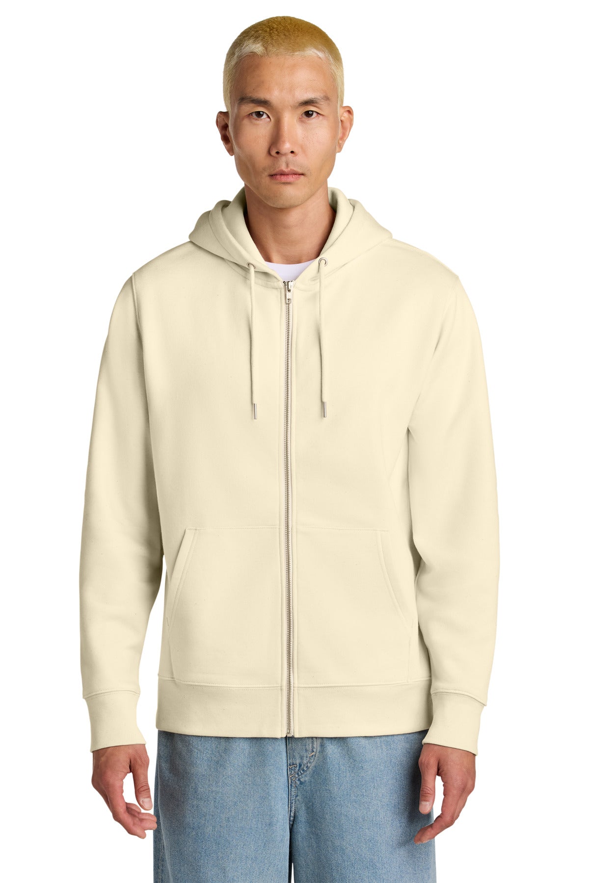 Custom Embroidered Stanley/Stella Sweatshirts/Fleece in Natural Raw