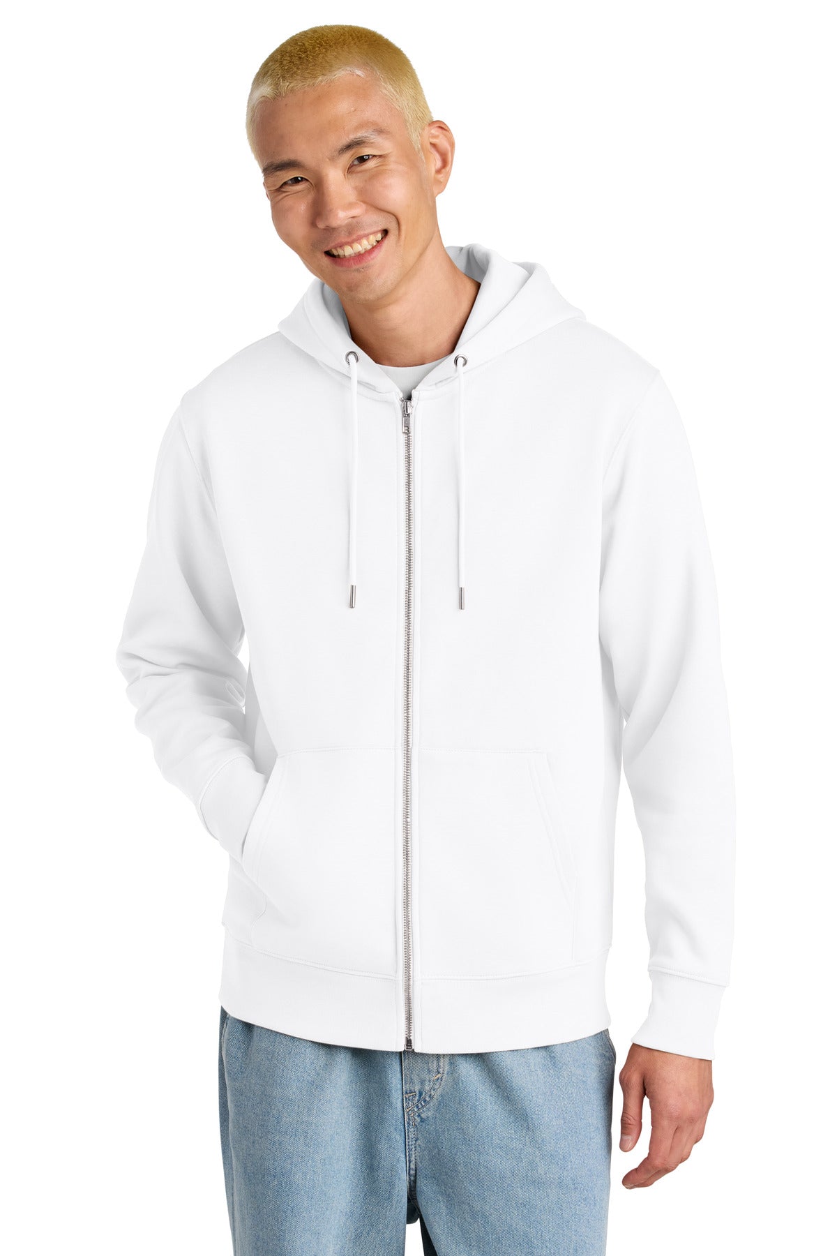 Custom Embroidered Stanley/Stella Sweatshirts/Fleece in White
