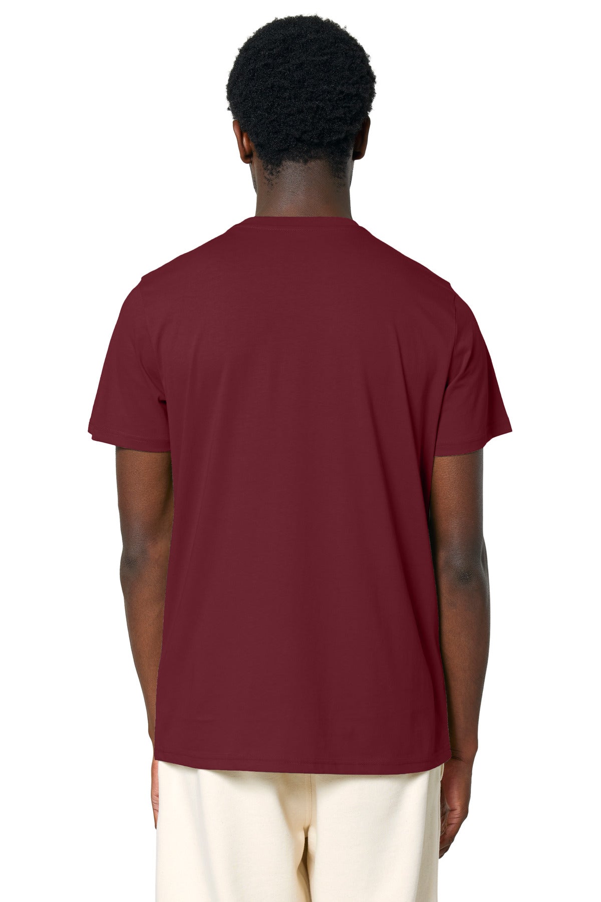 Custom Embroidered Stanley/Stella Unisex Crafter Tee SXU007,Burgundy