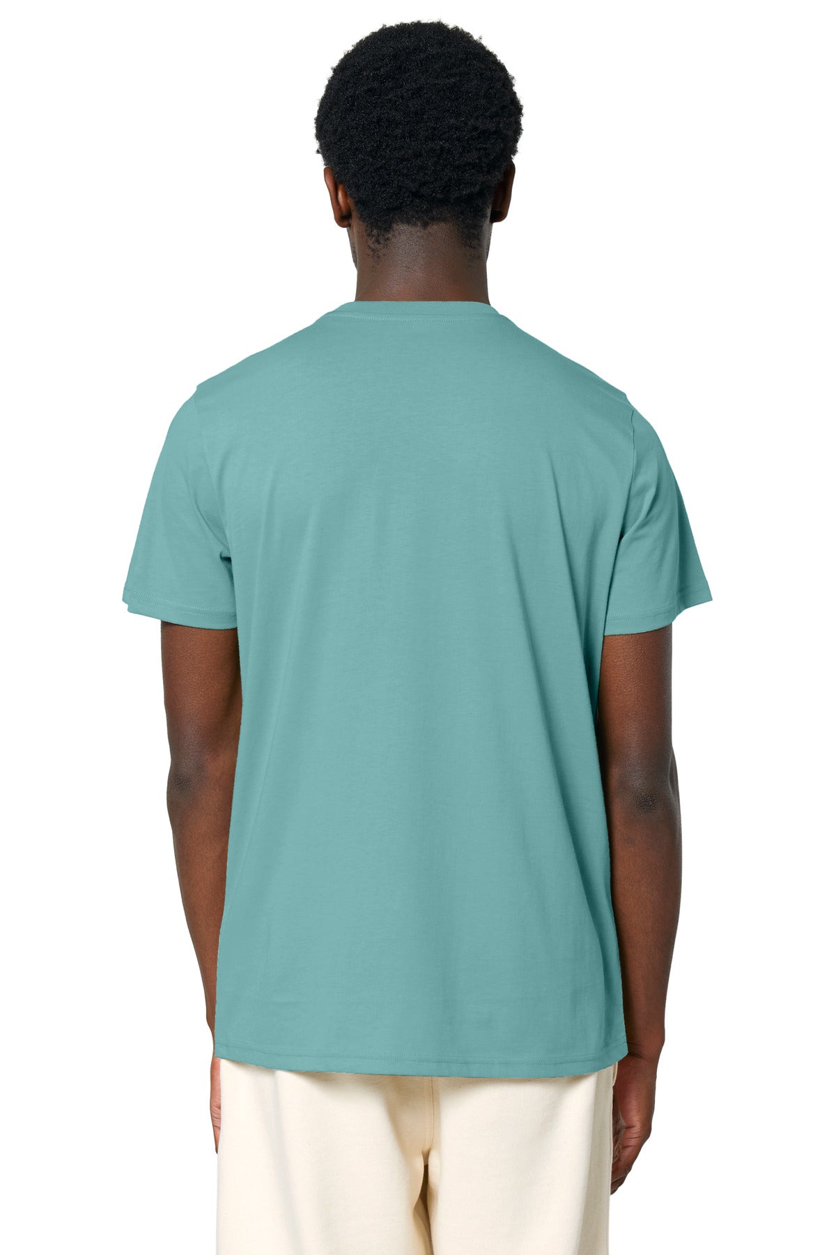 Custom Embroidered Stanley/Stella Unisex Crafter Tee SXU007,Teal Monstera