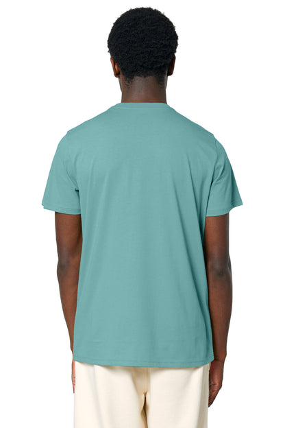 Custom Embroidered Stanley/Stella Unisex Crafter Tee SXU007,Teal Monstera