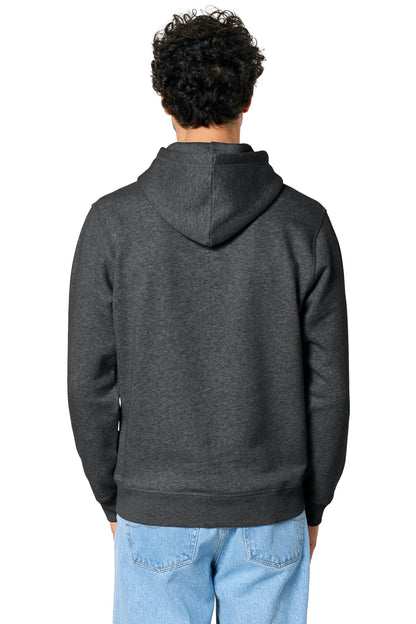 Custom Embroidered Stanley/Stella Unisex Drummer 2.0 Hooded Sweatshirt SXU009,Dark Heather Grey