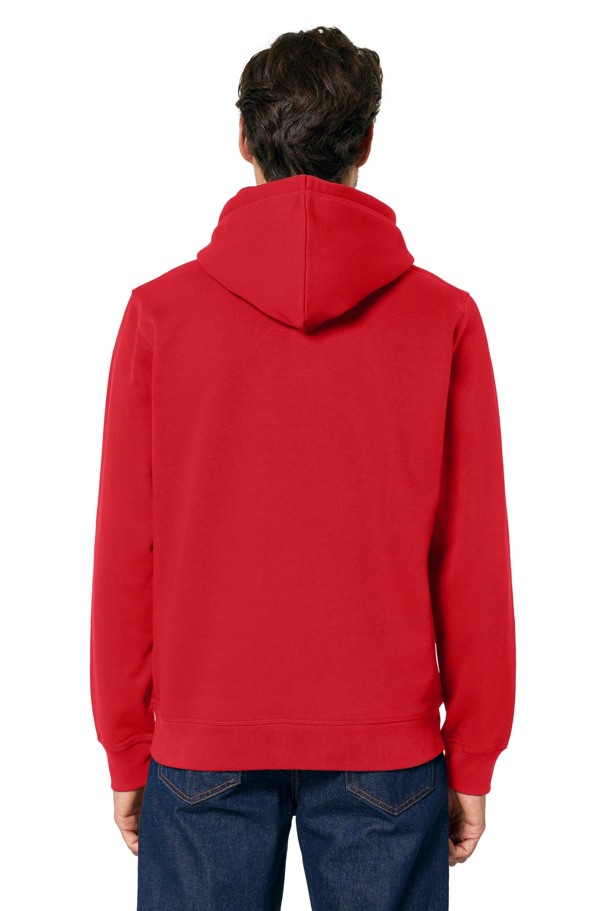Custom Embroidered Stanley/Stella Unisex Drummer 2.0 Hooded Sweatshirt SXU009,Red