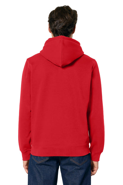 Custom Embroidered Stanley/Stella Unisex Drummer 2.0 Hooded Sweatshirt SXU009,Red