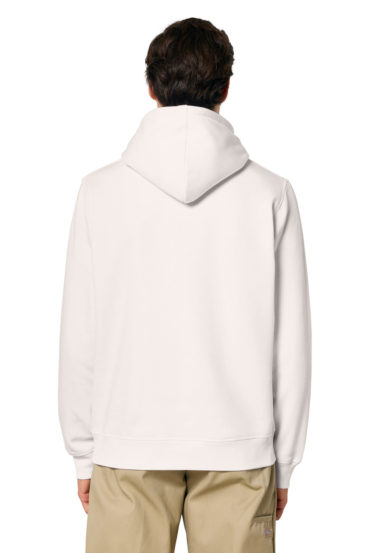 Custom Embroidered Stanley/Stella Unisex Drummer 2.0 Hooded Sweatshirt SXU009,Vintage White