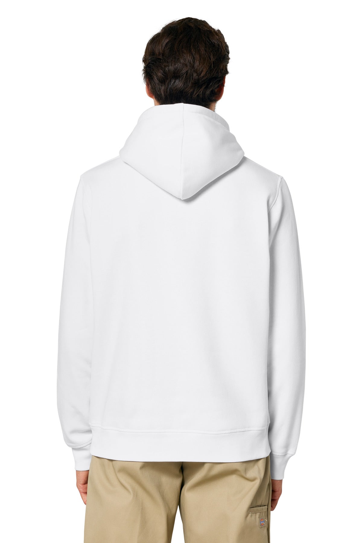 Custom Embroidered Stanley/Stella Unisex Drummer 2.0 Hooded Sweatshirt SXU009,White