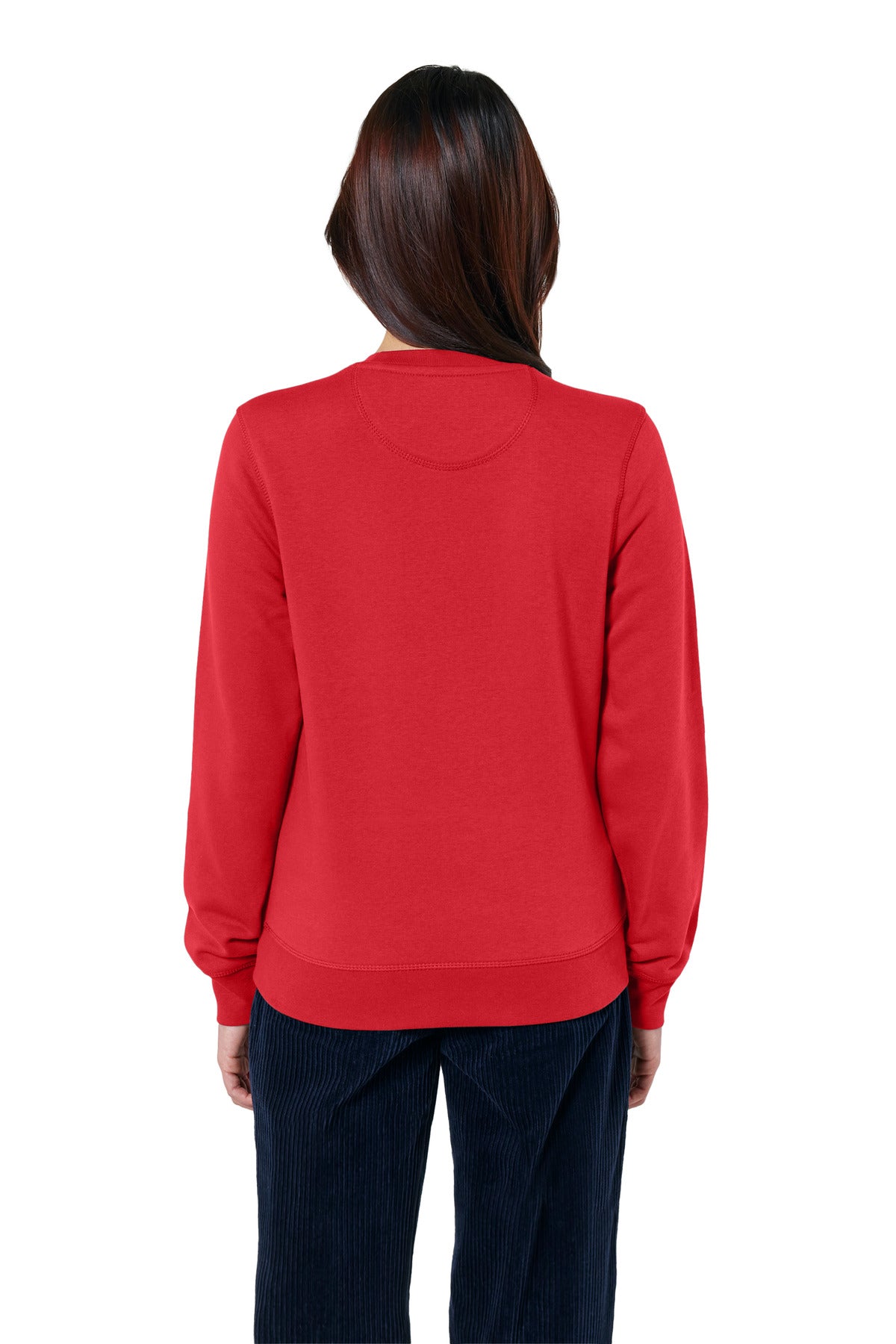 Custom Embroidered Stanley/Stella Unisex Roller Crewneck Sweatshirt SXU010,Red