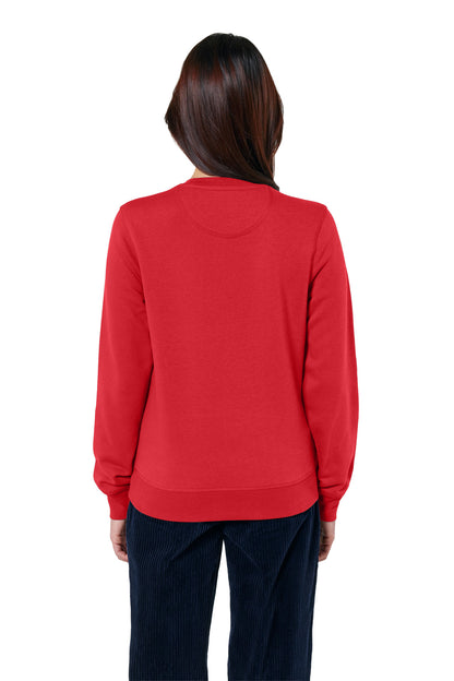 Custom Embroidered Stanley/Stella Unisex Roller Crewneck Sweatshirt SXU010,Red