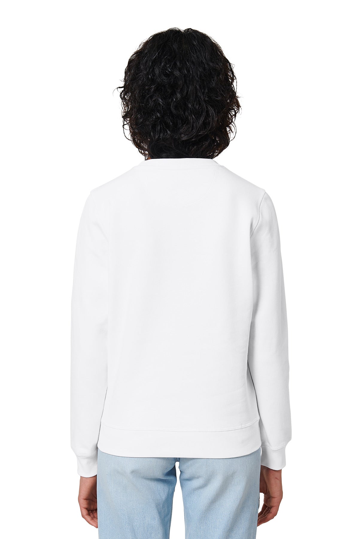 Custom Embroidered Stanley/Stella Unisex Roller Crewneck Sweatshirt SXU010,White