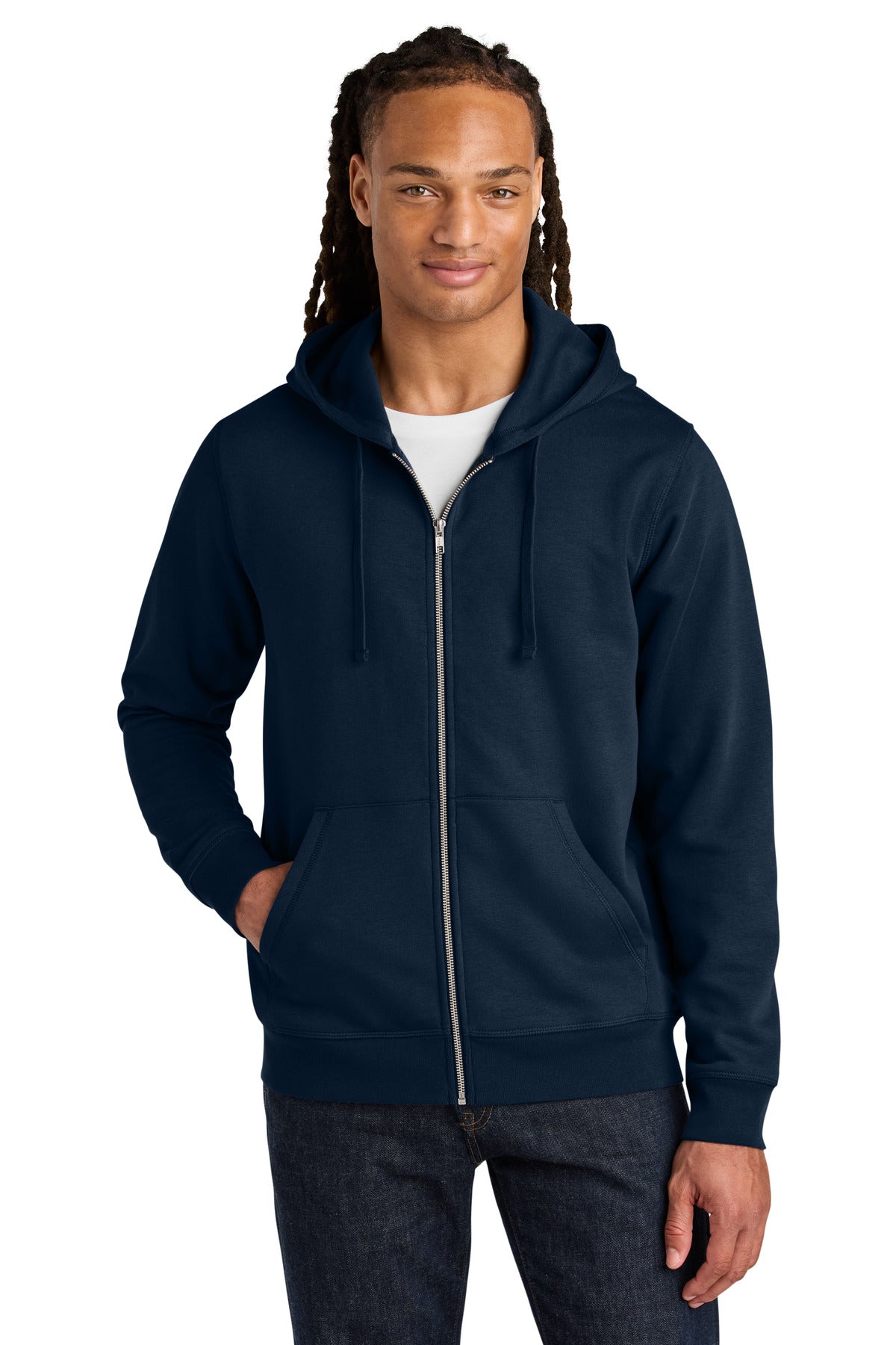 Custom Embroidered Stanley/Stella Sweatshirts/Fleece in French Navy