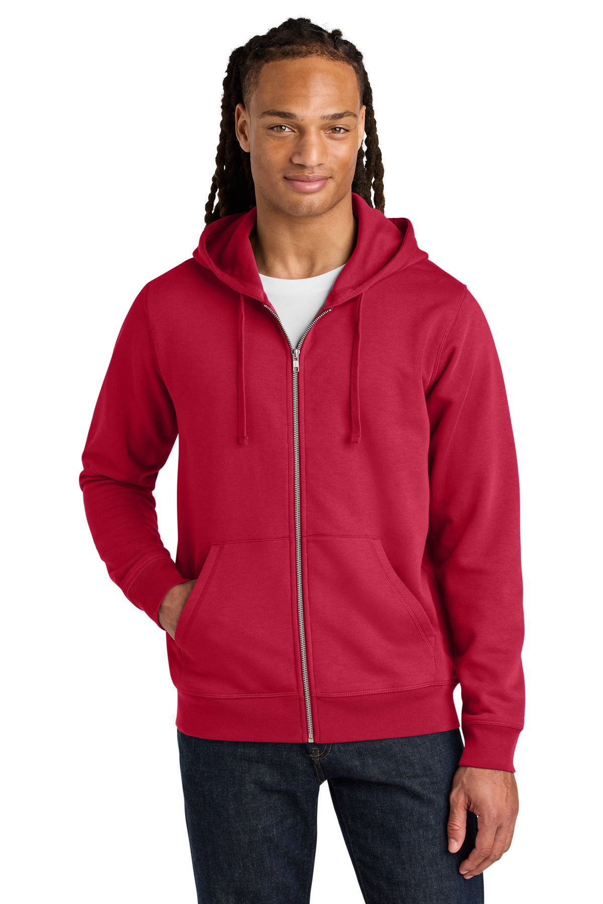 Custom Embroidered Stanley/Stella Sweatshirts/Fleece in Red