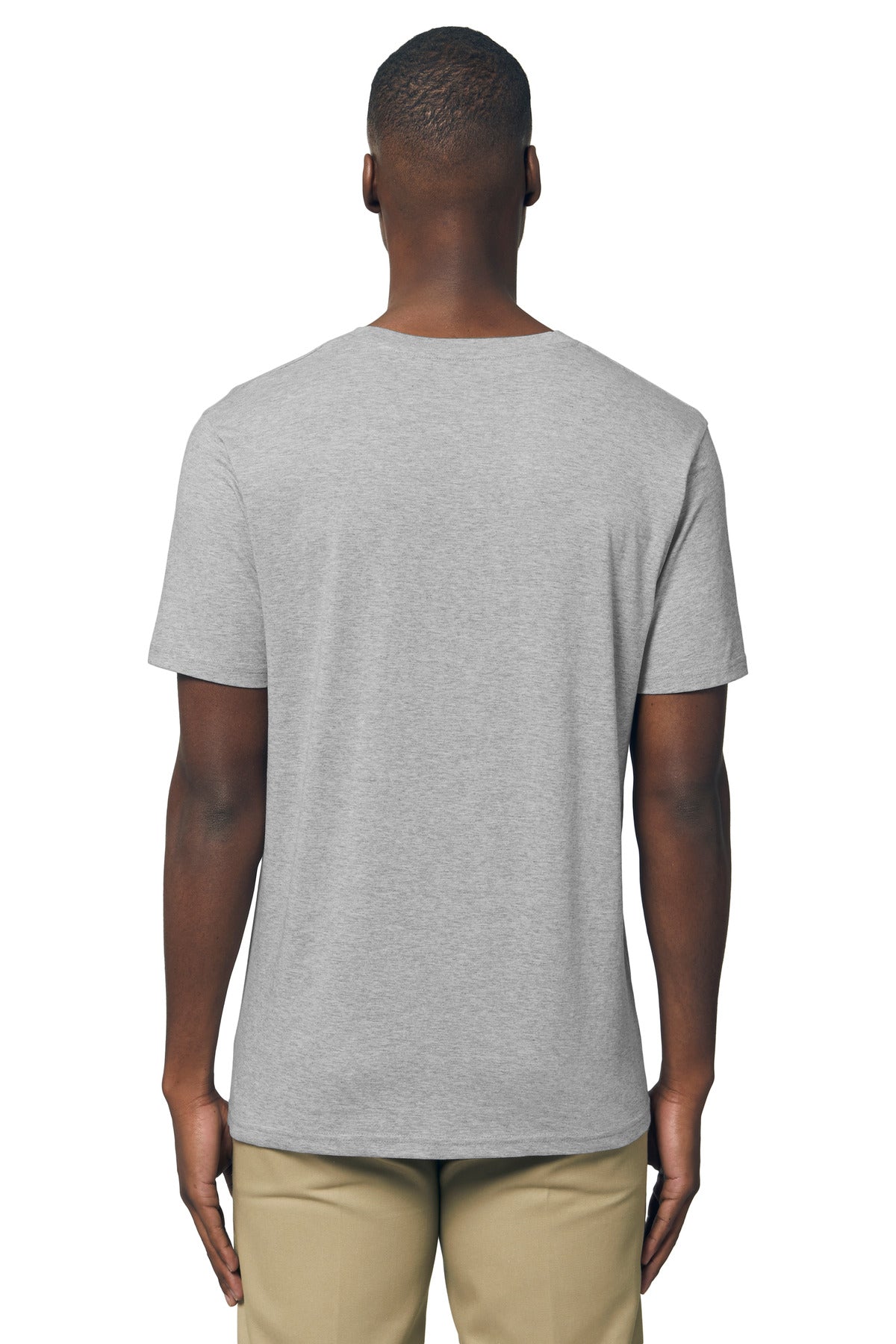 Custom Embroidered Stanley/Stella Unisex Rocker Tee SXU016,Heather Grey