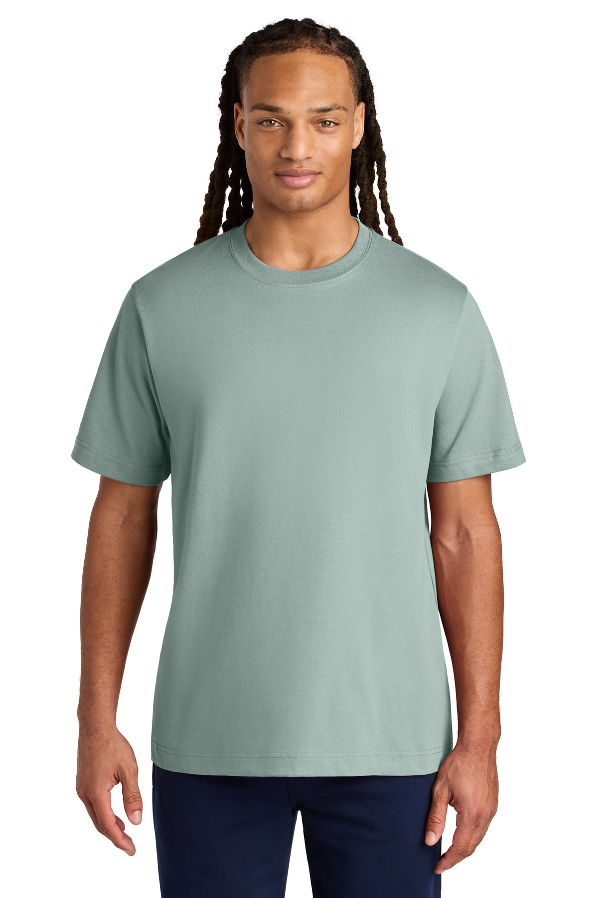 Custom Embroidered Stanley/Stella T-Shirts  in Aloe