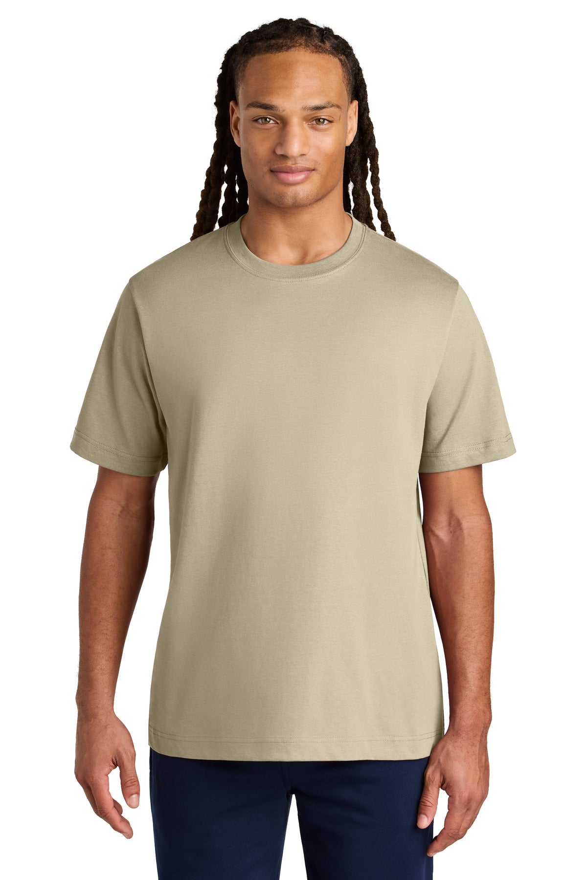 Custom Embroidered Stanley/Stella T-Shirts  in Desert Dust