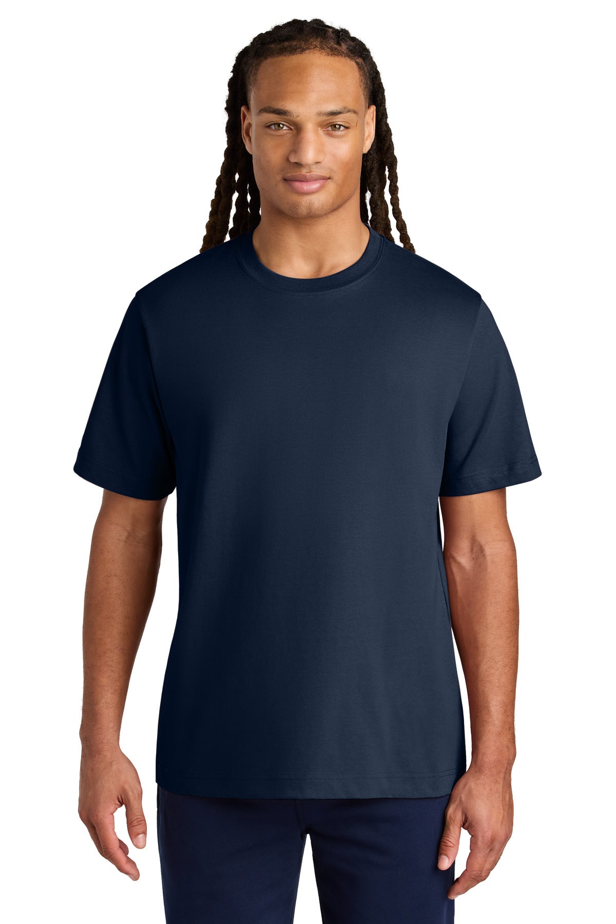 Custom Embroidered Stanley/Stella T-Shirts  in French Navy