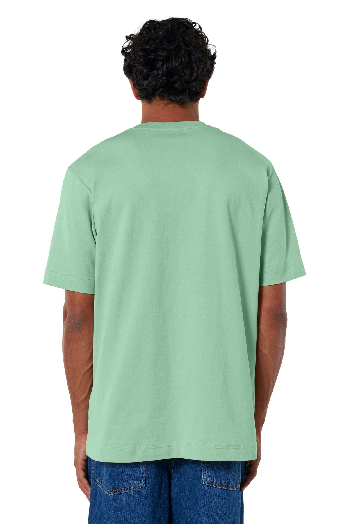 Custom Embroidered Stanley/Stella Unisex Freestyler Heavyweight Tee SXU018,Misty Jade