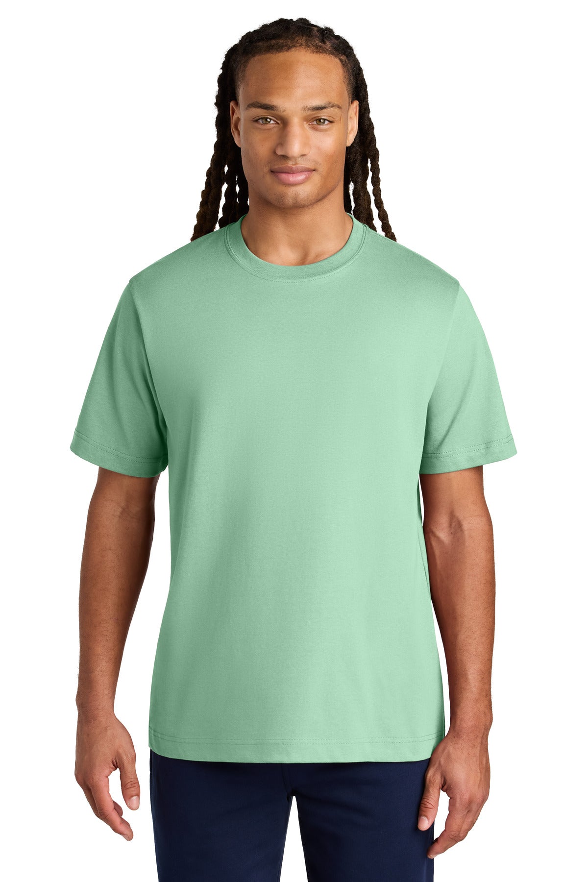 Custom Embroidered Stanley/Stella T-Shirts  in Misty Jade