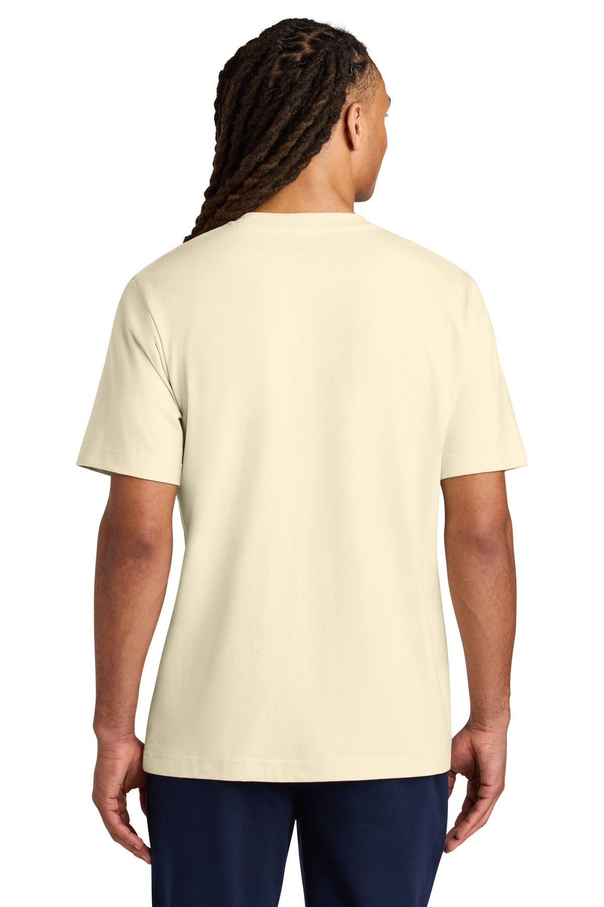 Custom Embroidered Stanley/Stella T-Shirts  in Natural Raw