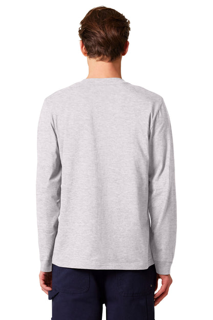 Custom Embroidered Stanley/Stella Unisex Creator 2.0 Long Sleeve Tee SXU022,Cool Heather Grey