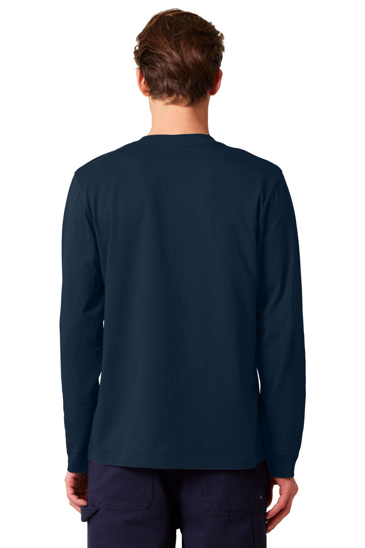 Custom Embroidered Stanley/Stella Unisex Creator 2.0 Long Sleeve Tee SXU022,French Navy