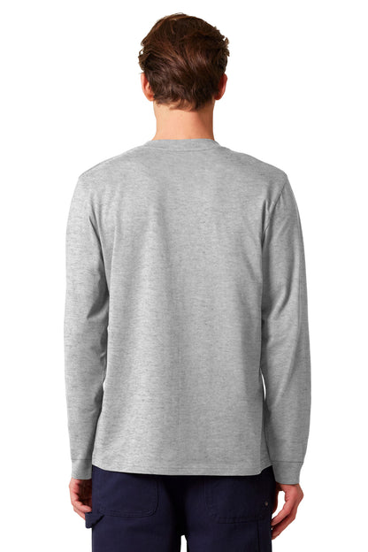 Custom Embroidered Stanley/Stella Unisex Creator 2.0 Long Sleeve Tee SXU022,Heather Grey