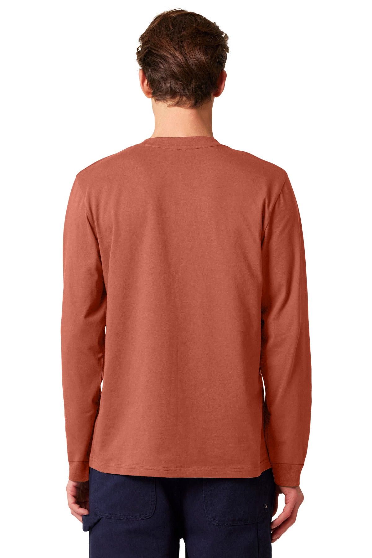 Custom Embroidered Stanley/Stella Unisex Creator 2.0 Long Sleeve Tee SXU022,Heritage Brown
