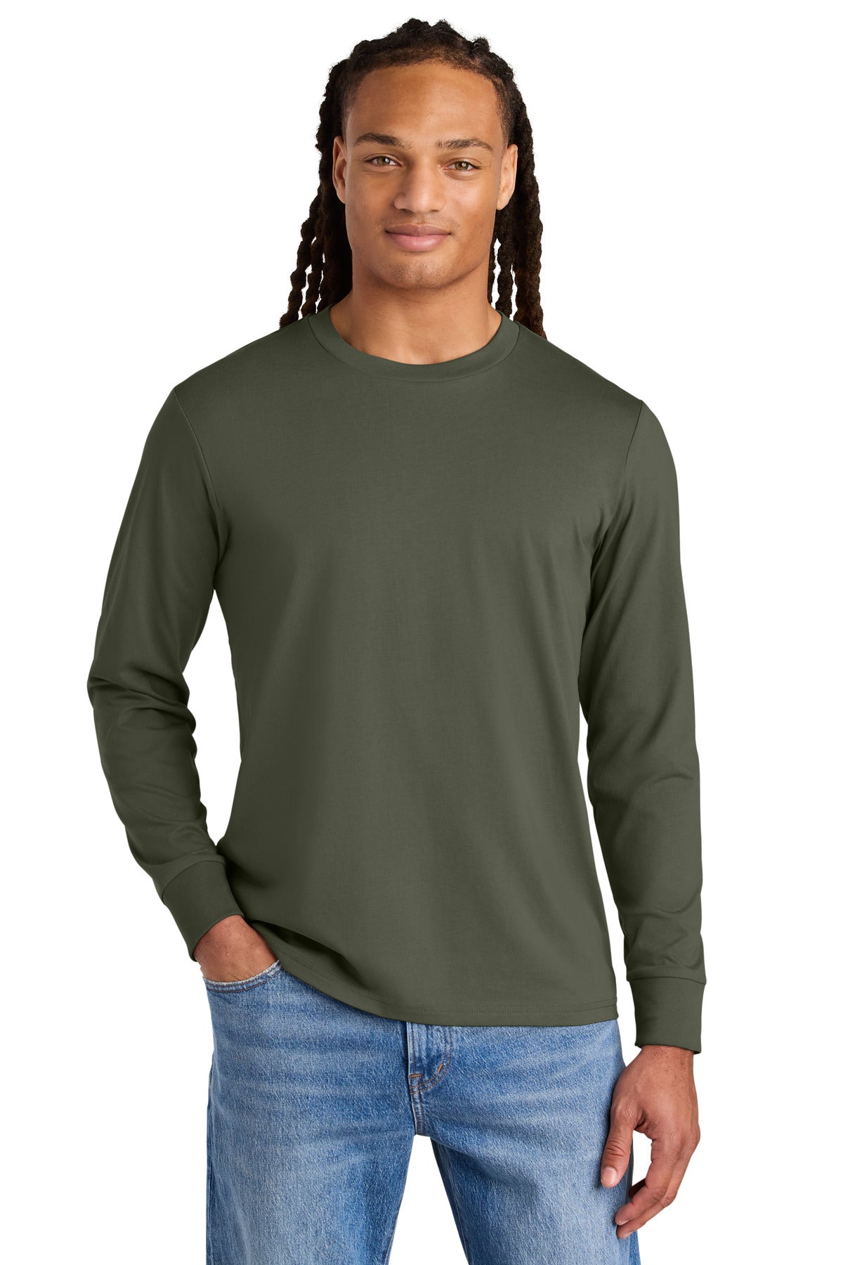 Custom Embroidered Stanley/Stella T-Shirts  in Khaki Green