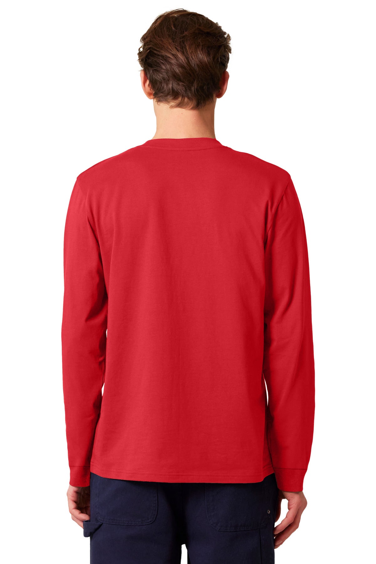 Custom Embroidered Stanley/Stella Unisex Creator 2.0 Long Sleeve Tee SXU022,Red