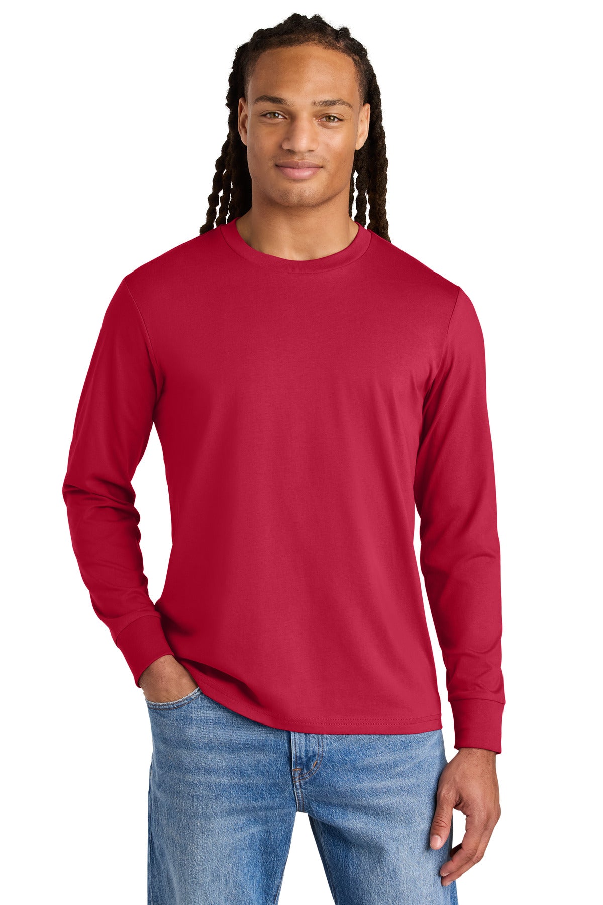 Custom Embroidered Stanley/Stella T-Shirts  in Red