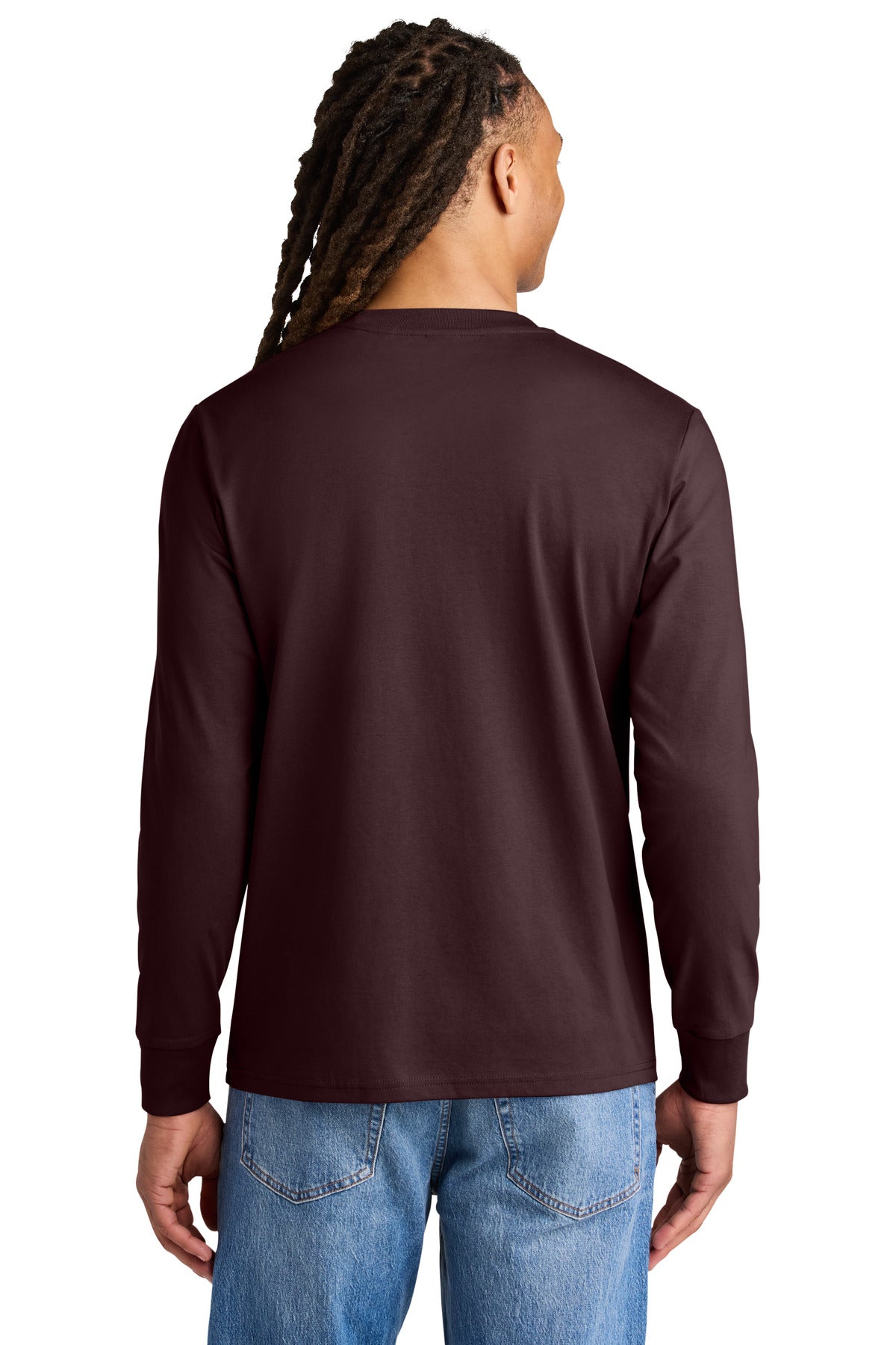 Custom Embroidered Stanley/Stella T-Shirts  in Red Brown