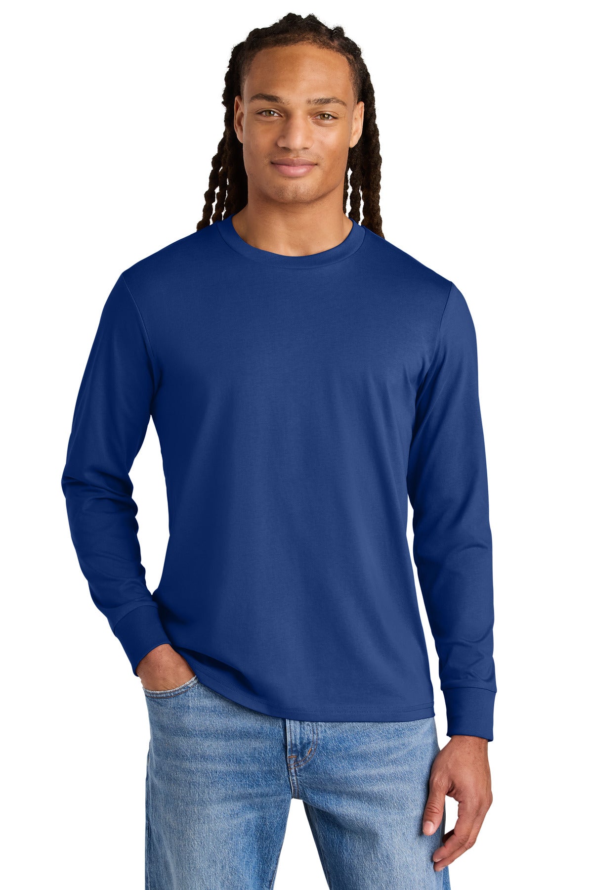Custom Embroidered Stanley/Stella T-Shirts  in Worker Blue