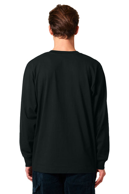 Custom Embroidered Stanley/Stella Unisex Freestyler Heavyweight Long Sleeve Tee SXU023,Black