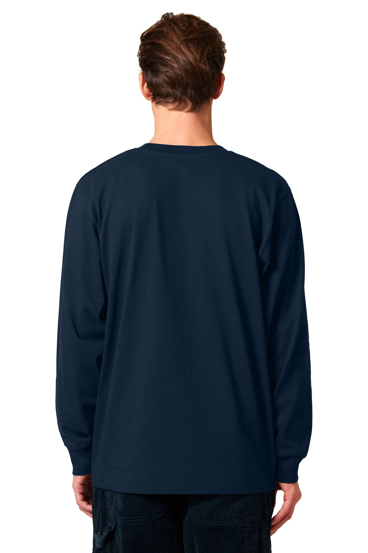 Custom Embroidered Stanley/Stella Unisex Freestyler Heavyweight Long Sleeve Tee SXU023,French Navy