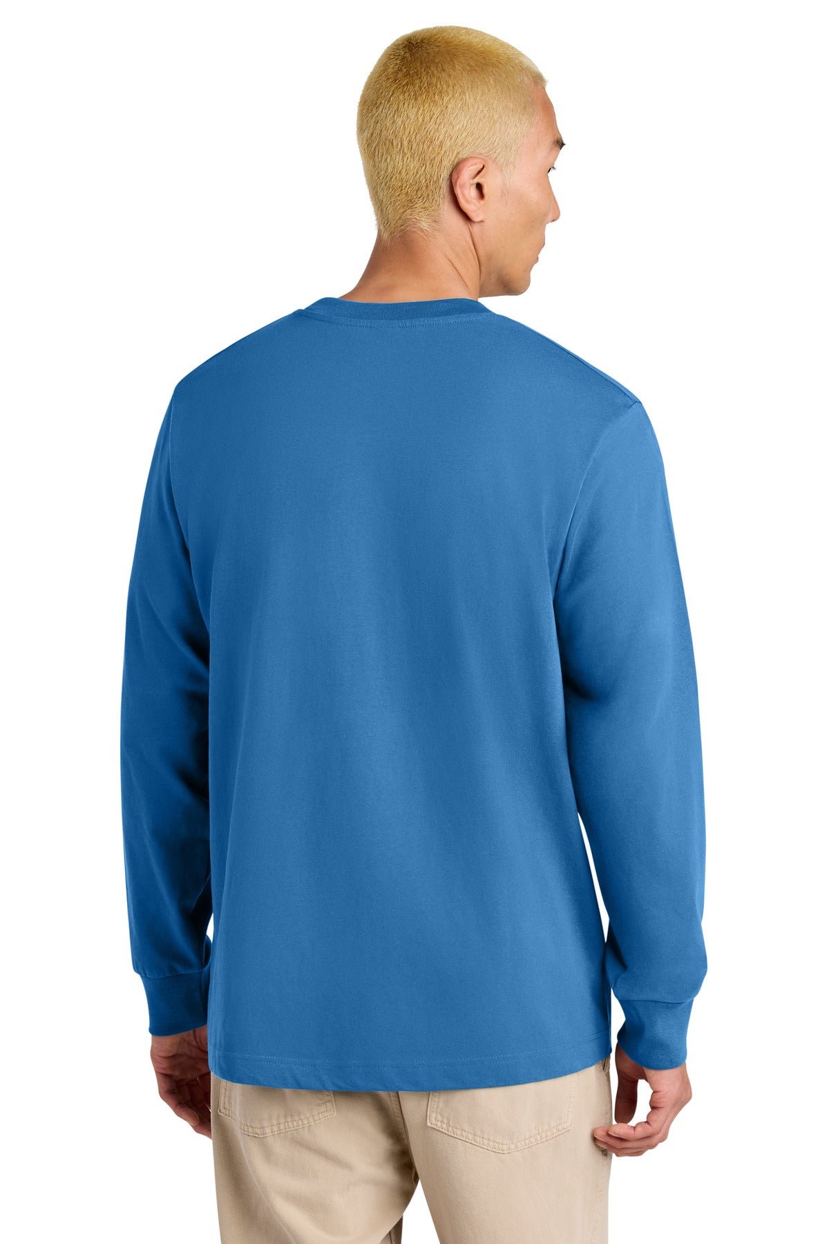 Custom Embroidered Stanley/Stella T-Shirts  in Mindful Blue