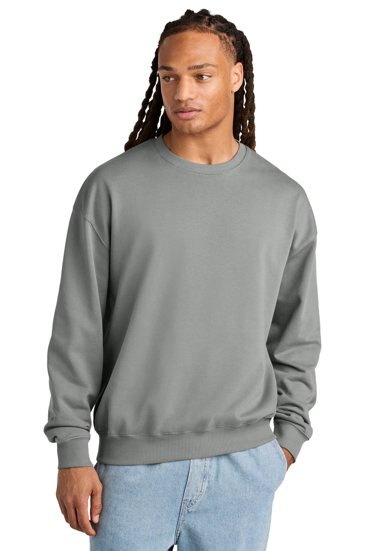 Custom Embroidered Stanley/Stella Sweatshirts/Fleece in Misty Grey